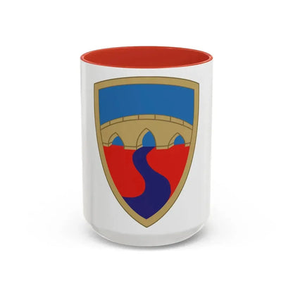 304th Sustainment Brigade (U.S. Army) Accent Coffee Mug 15oz Red - Go Mug Yourself