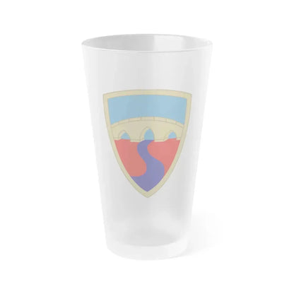 304th Sustainment Brigade (U.S. Army) Frosted Pint Glass 16oz Default Title - Go Mug Yourself