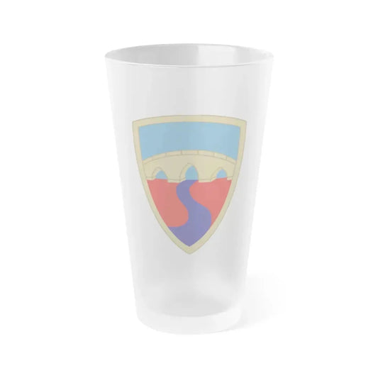 304th Sustainment Brigade (U.S. Army) Frosted Pint Glass 16oz Default Title - Go Mug Yourself