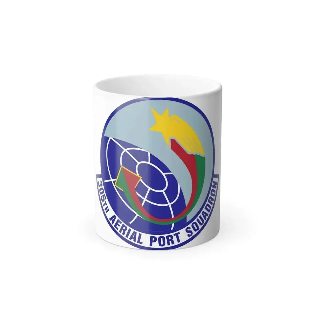 305 Aerial Port Squadron AMC (U.S. Air Force) Color Changing Coffee Mug 11oz - Go Mug Yourself