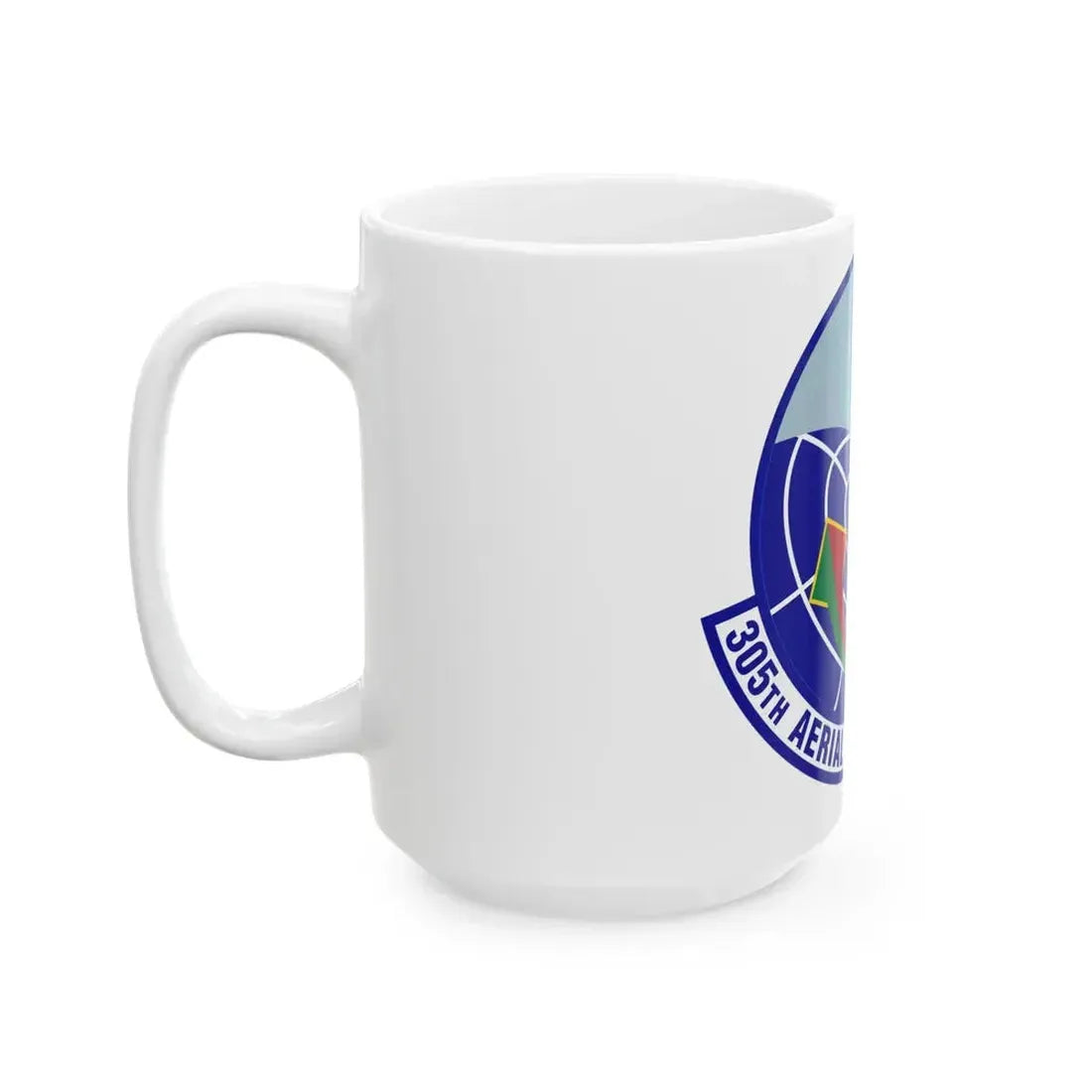 305 Aerial Port Squadron AMC (U.S. Air Force) White Coffee Mug - Go Mug Yourself