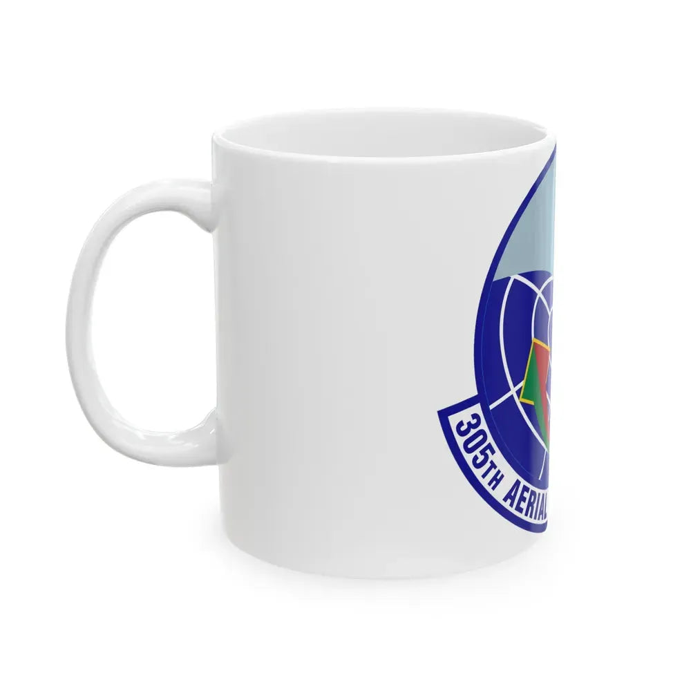 305 Aerial Port Squadron AMC (U.S. Air Force) White Coffee Mug - Go Mug Yourself