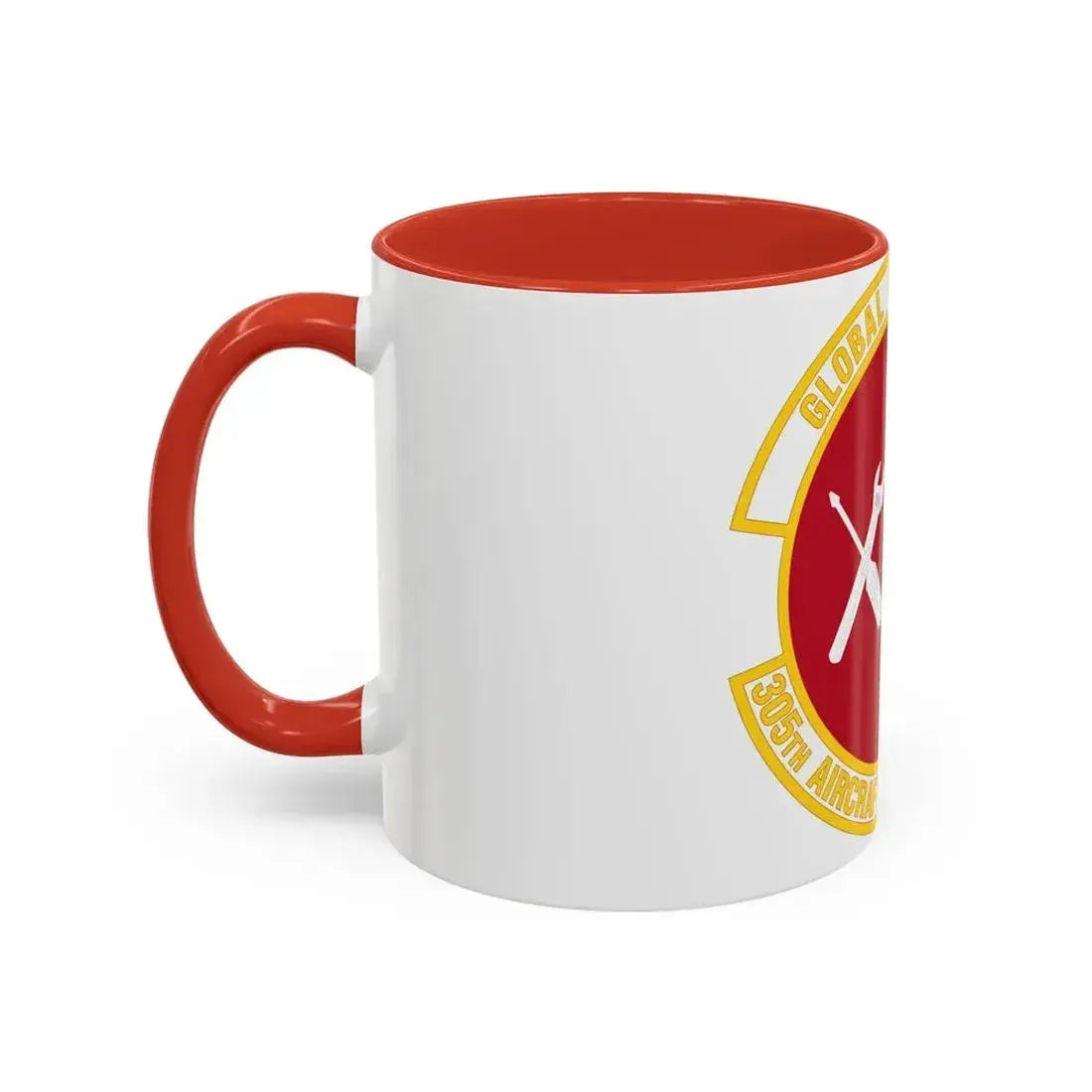 305 Aircraft Maintenance Squadron AMC (U.S. Air Force) Accent Coffee Mug - Go Mug Yourself