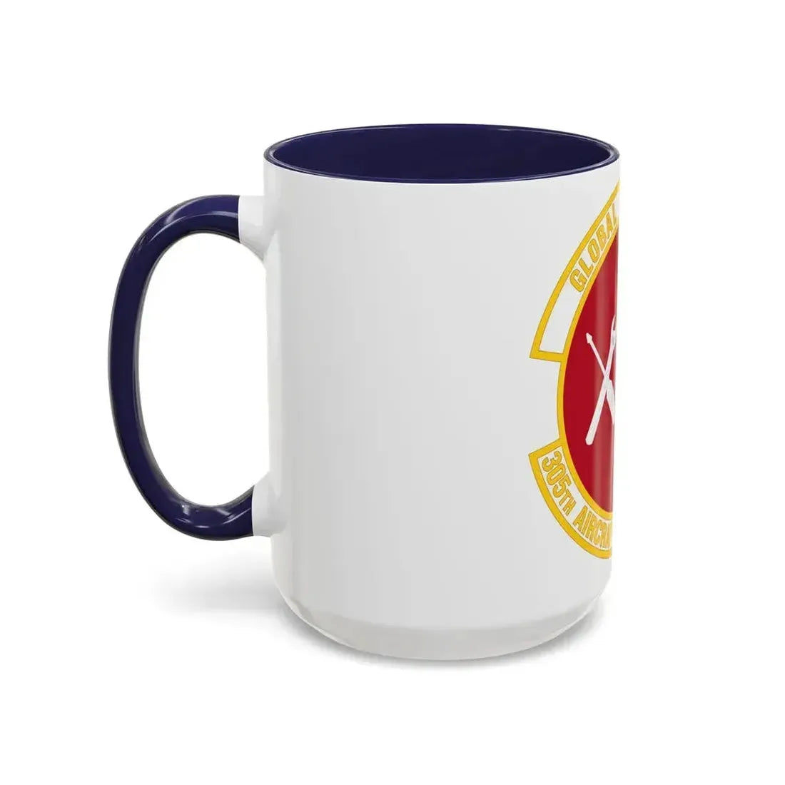 305 Aircraft Maintenance Squadron AMC (U.S. Air Force) Accent Coffee Mug - Go Mug Yourself