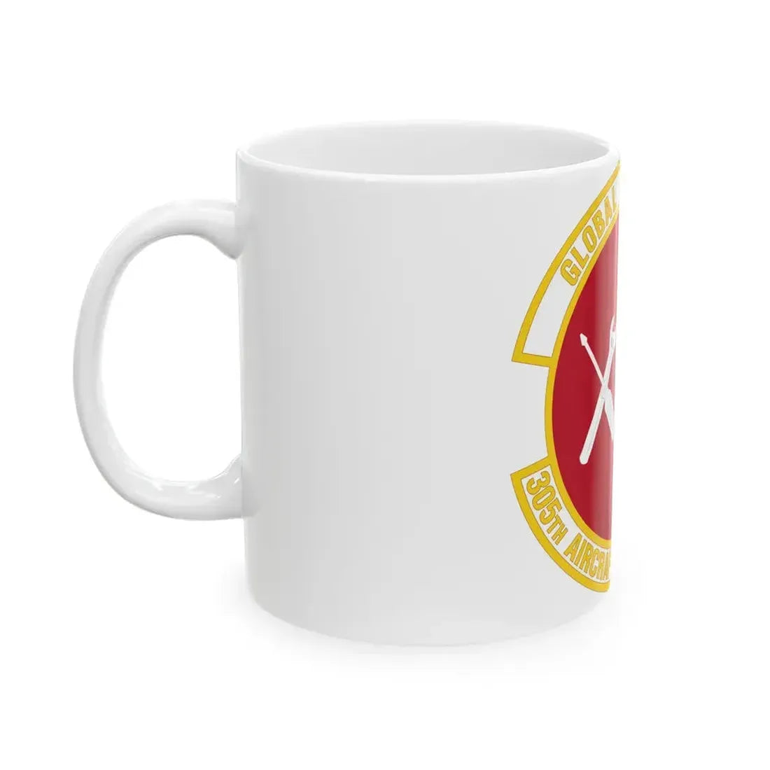 305 Aircraft Maintenance Squadron AMC (U.S. Air Force) White Coffee Mug - Go Mug Yourself