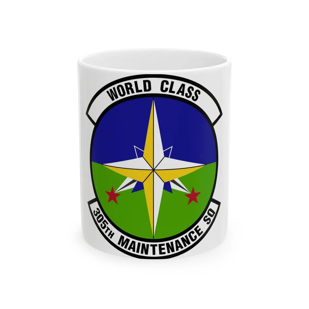 305 Maintenance Squadron AMC (U.S. Air Force) White Coffee Mug-11oz-Go Mug Yourself