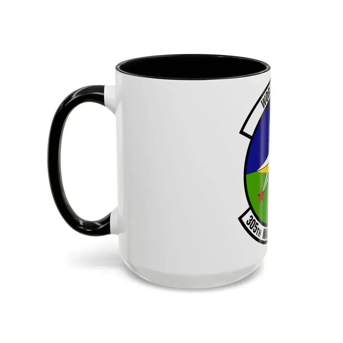 305 Maintenance Squadron AMC (U.S. Air Force) Accent Coffee Mug - Go Mug Yourself