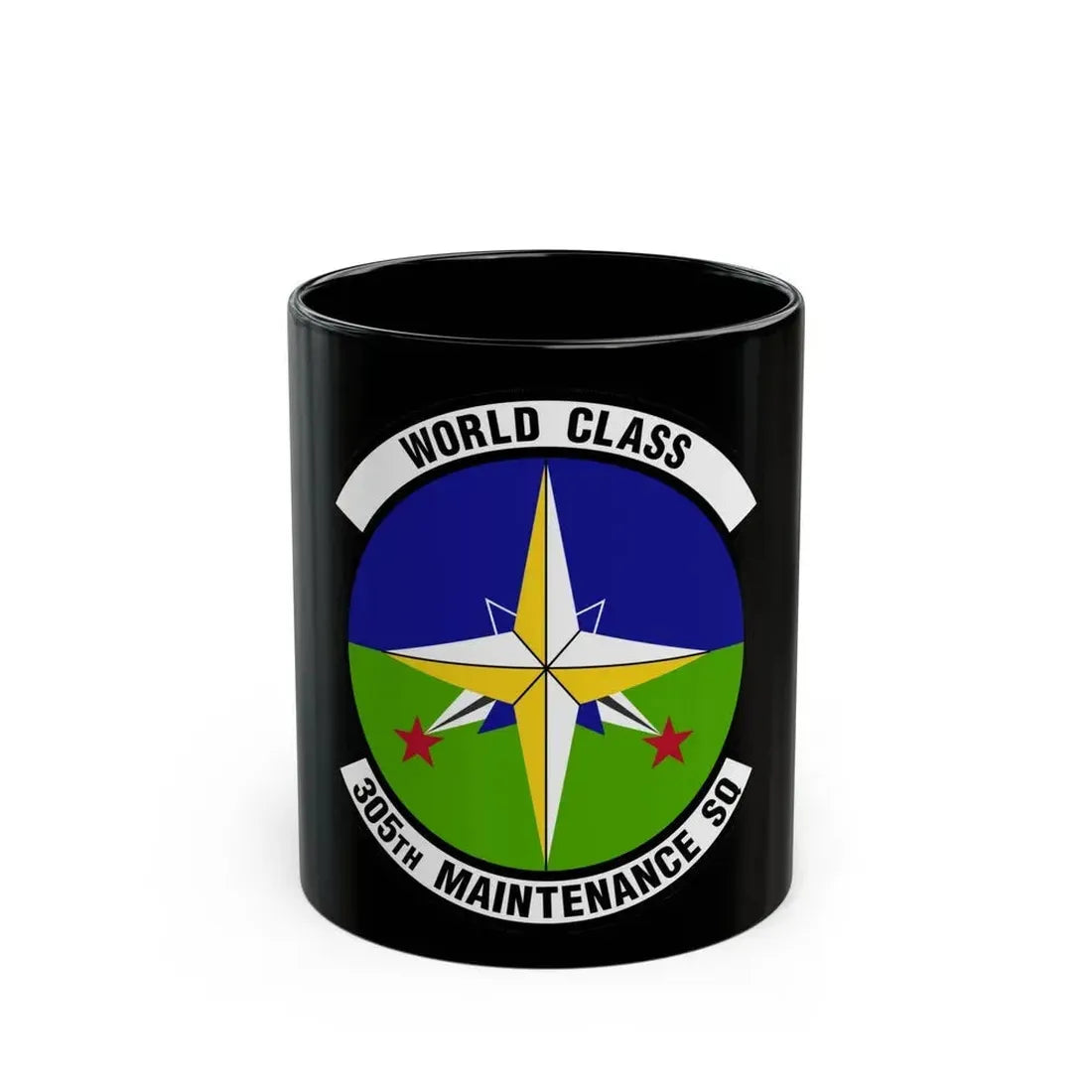 305 Maintenance Squadron AMC (U.S. Air Force) Black Coffee Mug 11oz - Go Mug Yourself
