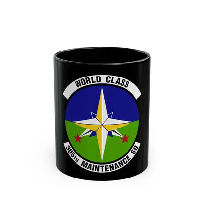 305 Maintenance Squadron AMC (U.S. Air Force) Black Coffee Mug 11oz - Go Mug Yourself
