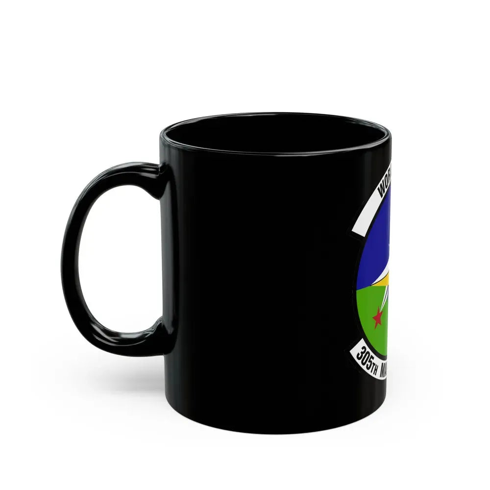 305 Maintenance Squadron AMC (U.S. Air Force) Black Coffee Mug - Go Mug Yourself
