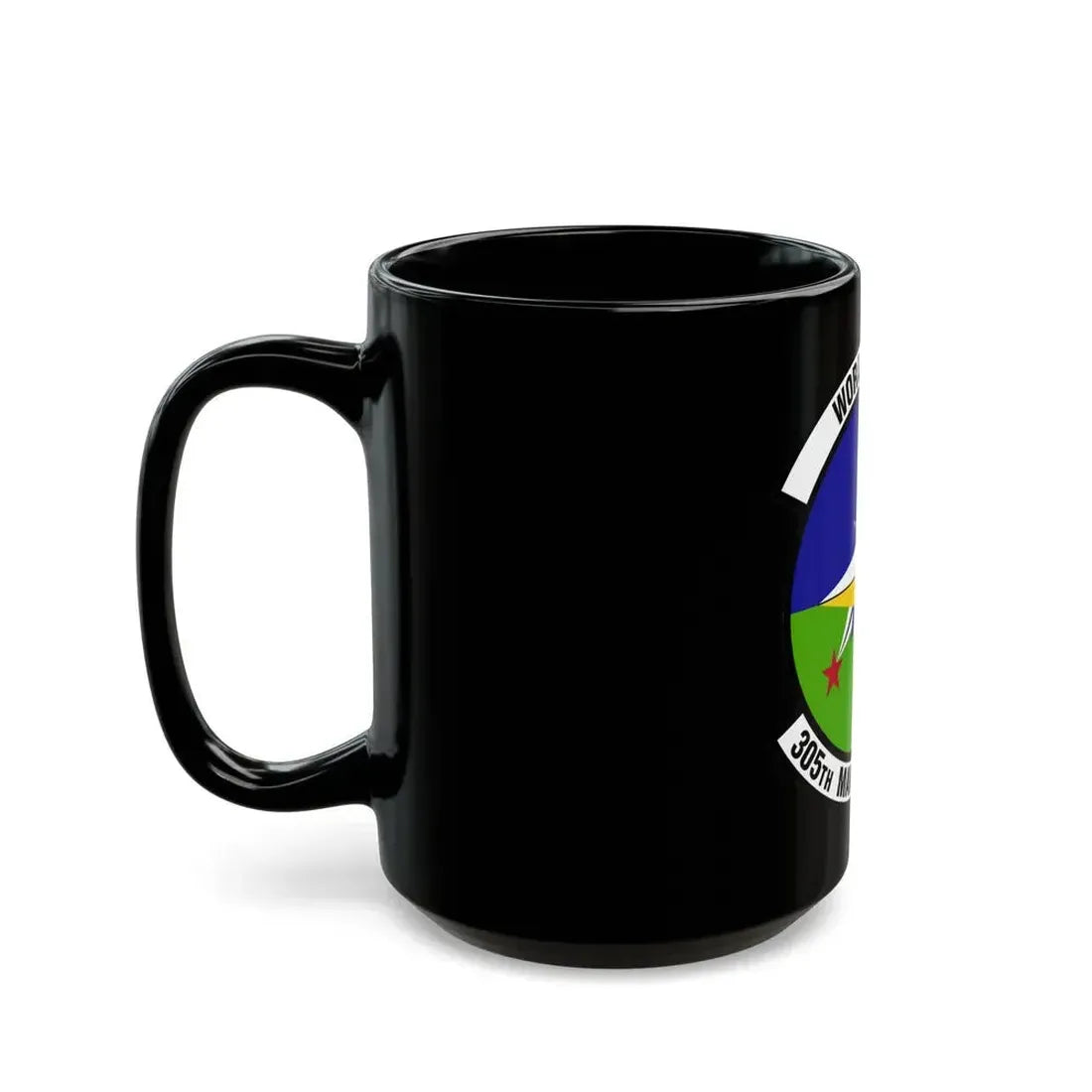 305 Maintenance Squadron AMC (U.S. Air Force) Black Coffee Mug - Go Mug Yourself