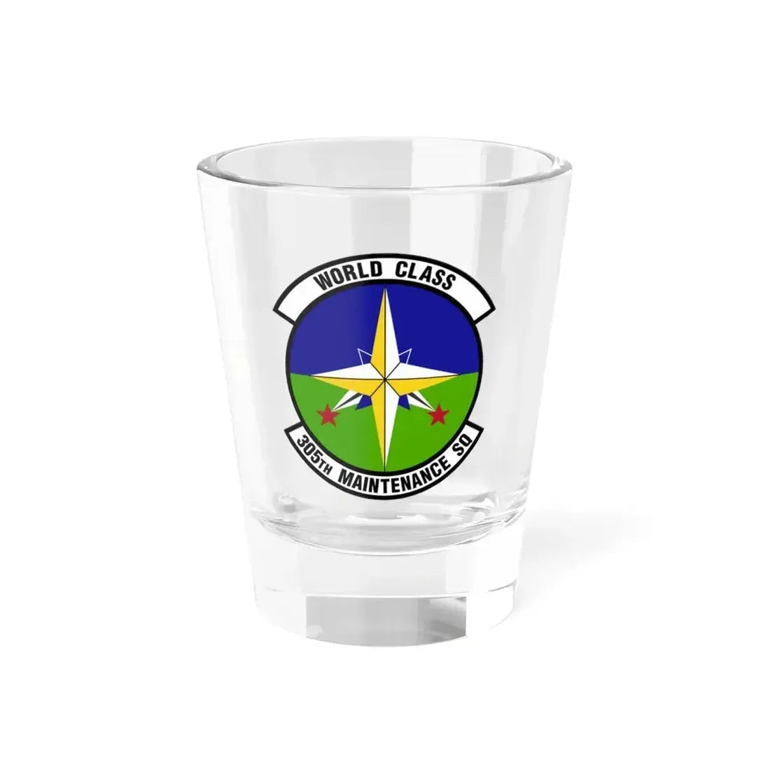 305 Maintenance Squadron AMC (U.S. Air Force) Shot Glass 1.5oz 1.5oz - Go Mug Yourself