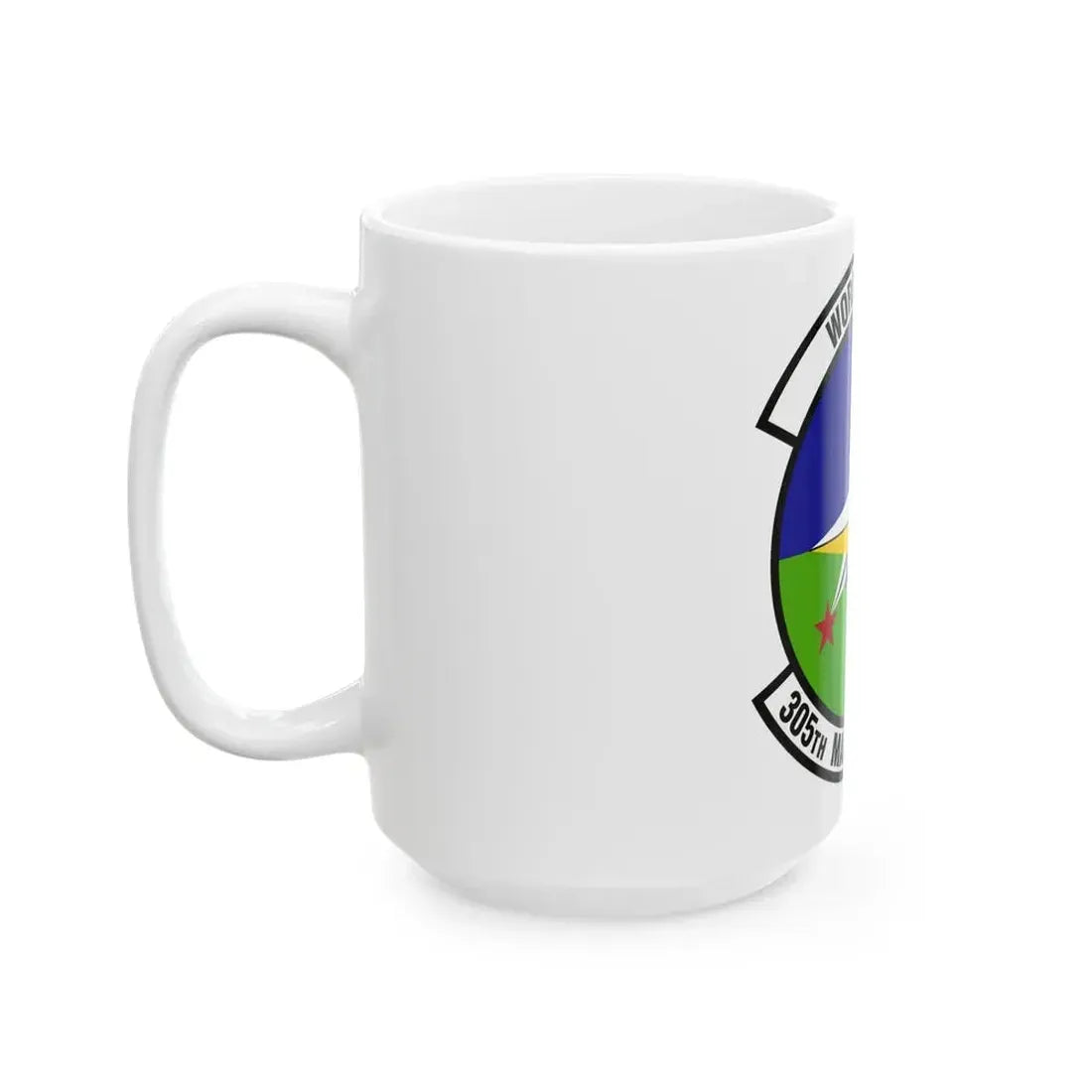305 Maintenance Squadron AMC (U.S. Air Force) White Coffee Mug - Go Mug Yourself