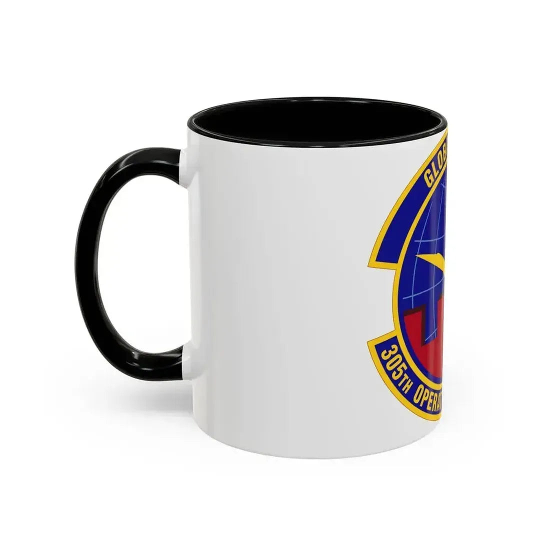 305 Operations Support Squadron AMC (U.S. Air Force) Accent Coffee Mug - Go Mug Yourself
