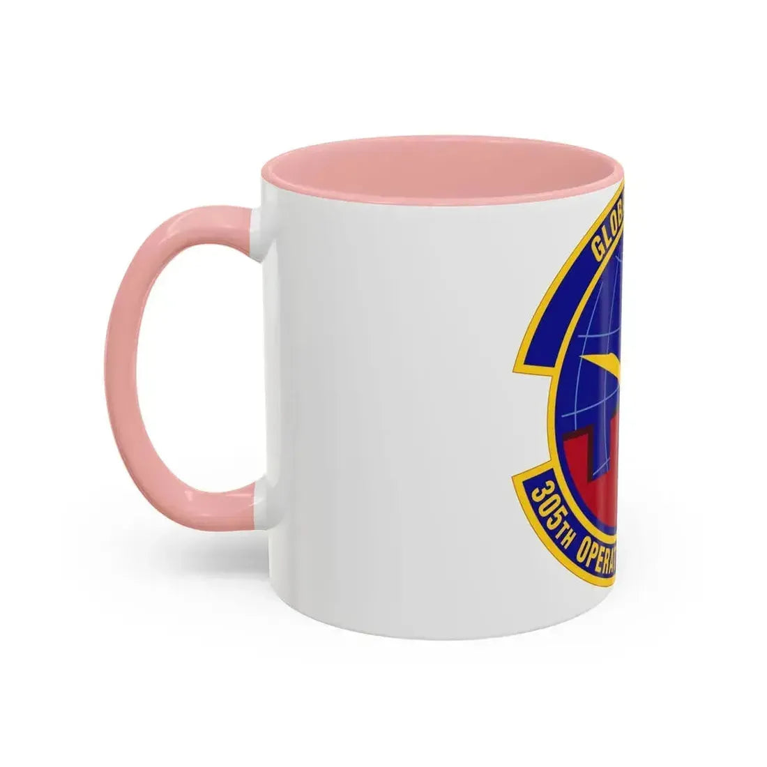 305 Operations Support Squadron AMC (U.S. Air Force) Accent Coffee Mug - Go Mug Yourself