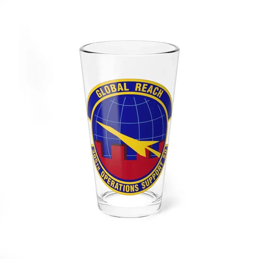 305 Operations Support Squadron AMC (U.S. Air Force) Pint Glass 16oz 16oz - Go Mug Yourself