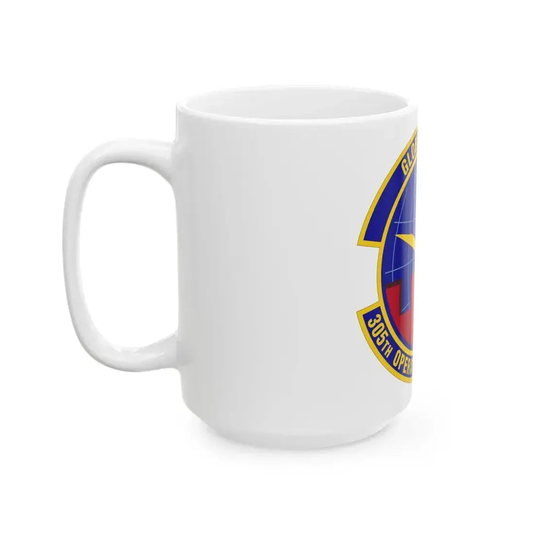 305 Operations Support Squadron AMC (U.S. Air Force) White Coffee Mug - Go Mug Yourself