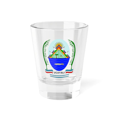 Escudo Región Ucayali (Peru) (Coat of Arms) Shot Glass 1.5oz