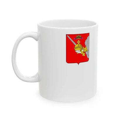 Flag of Vologda Oblast Russia - White Coffee Mug-Go Mug Yourself