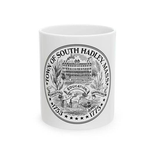 Seal of South Hadley Massachusetts - White Coffee Mug