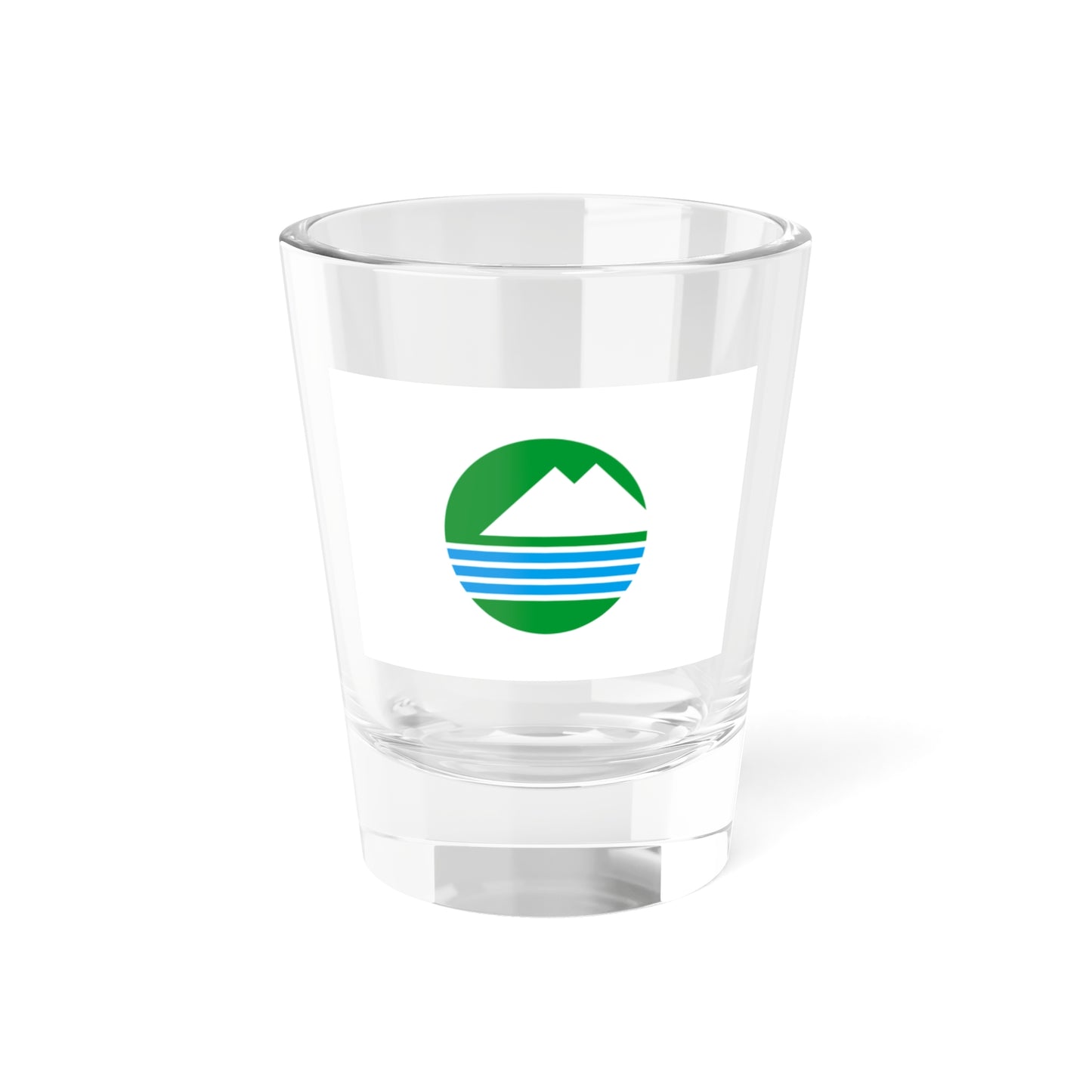 Flag of Chikusei Ibaraki (Japan) Shot Glass 1.5oz