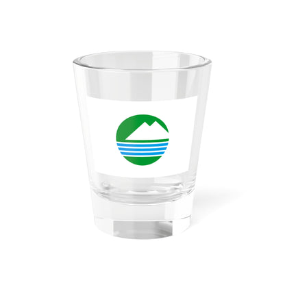 Flag of Chikusei Ibaraki (Japan) Shot Glass 1.5oz