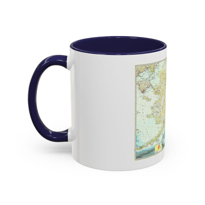 USA - Alaska (1956) (Map) Accent Coffee Mug