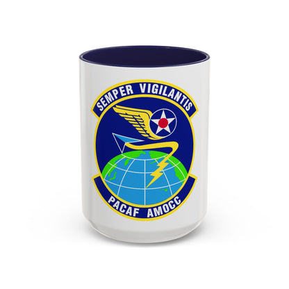 PACAF Air Mobility Operations Control Center (U.S. Air Force) Accent Coffee Mug