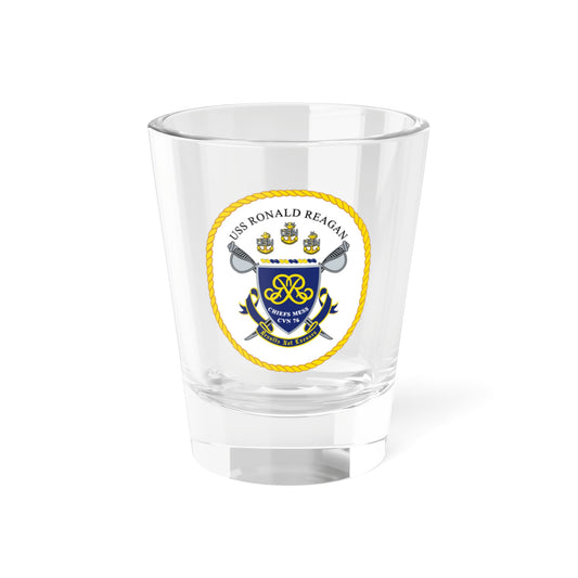 Verre à liqueur USS Ronald Reagan CVN 76 Chief (US Navy) 1,5 oz