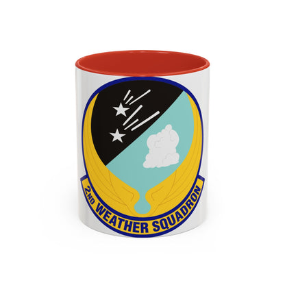 2d Weather Squadron (U.S. Air Force) Accent Coffee Mug