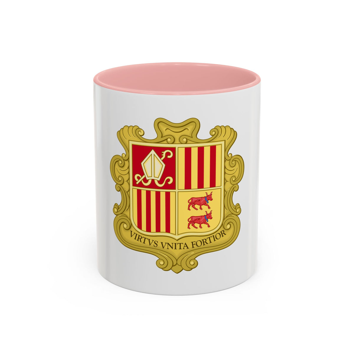 Coat of arms of Andorra (1580) - Accent Coffee Mug