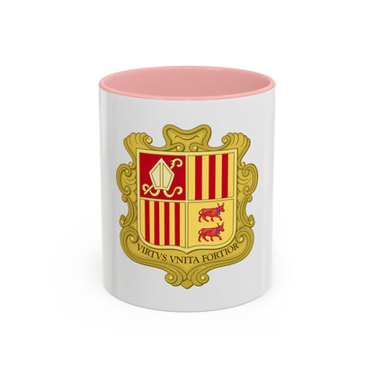 Coat of arms of Andorra (1580) - Accent Coffee Mug