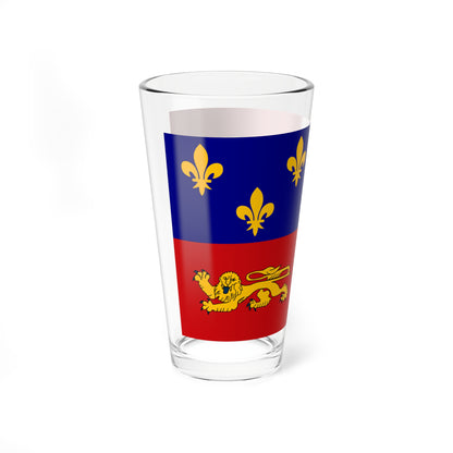 Drapeau fr departement Landes (France) Pint Glass 16oz