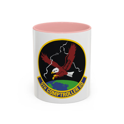 5 Comptroller Squadron AFGSC (U.S. Air Force) Accent Coffee Mug