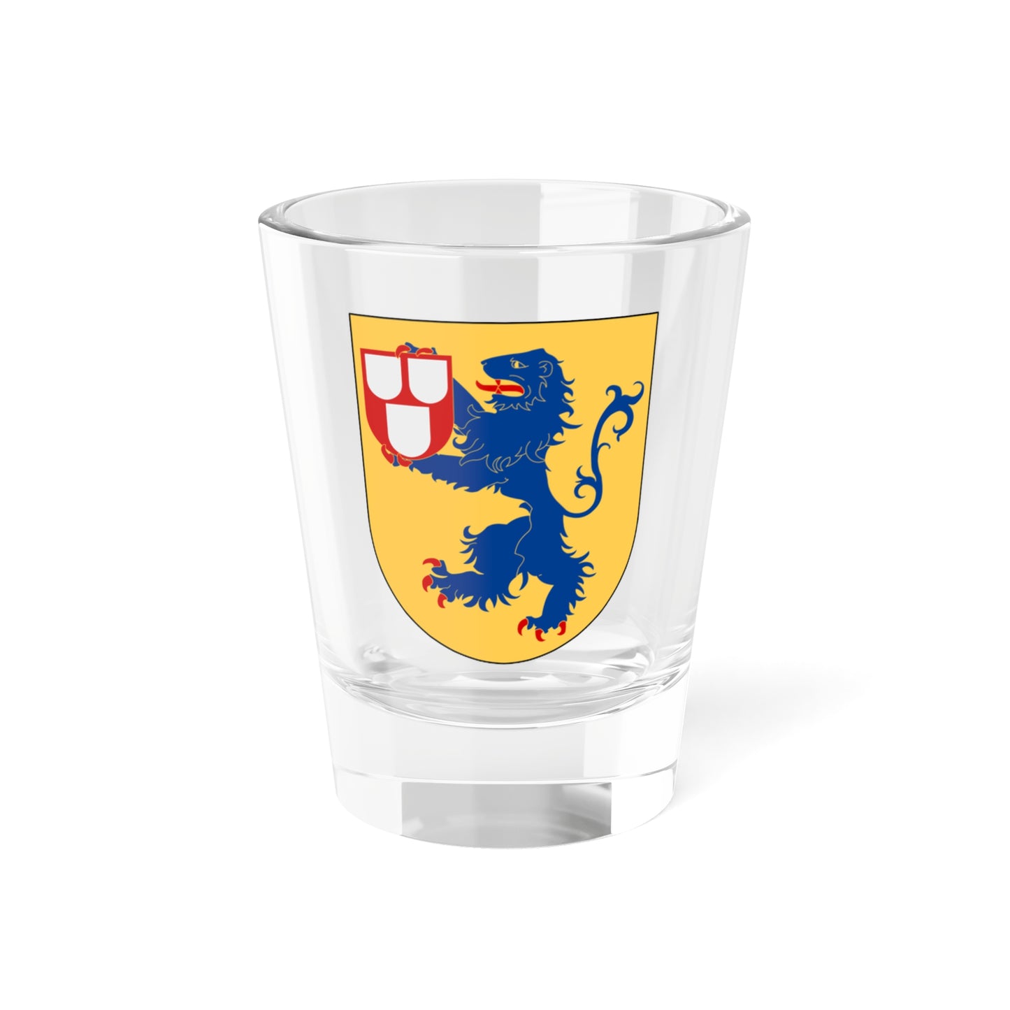 Heraldiska samfundet vapen (Sweden) (Coat of Arms) Shot Glass 1.5oz
