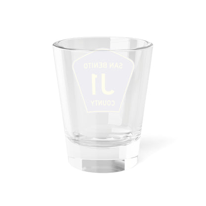 San Benito County J1 (California) (Road Sign) Shot Glass 1.5oz