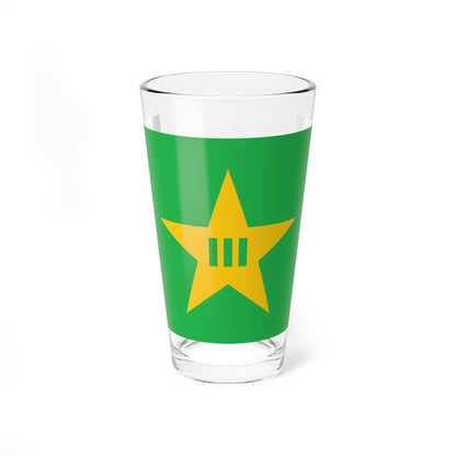 Flag of Okawa Kochi (Japan) Pint Glass 16oz
