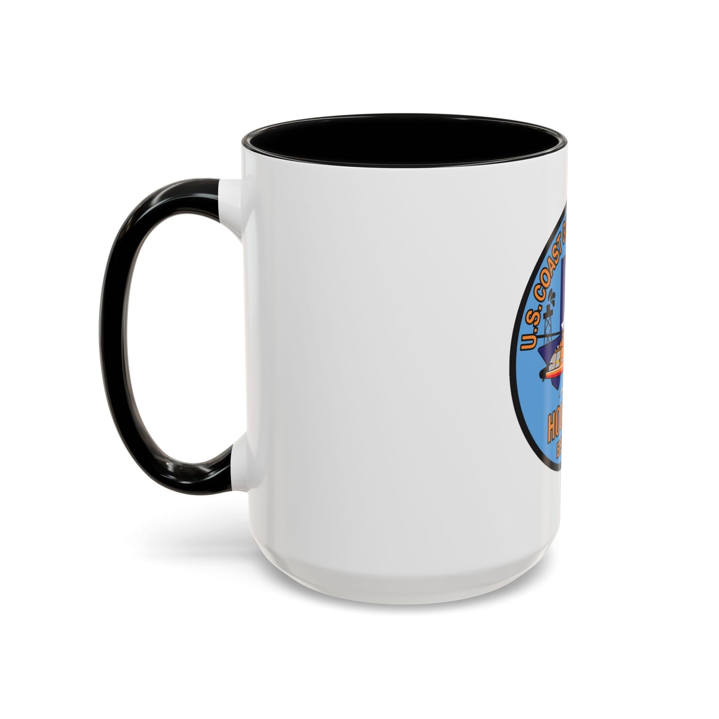 USCG Air Station Houston 2 (U.S. Coast Guard) Accent Coffee Mug