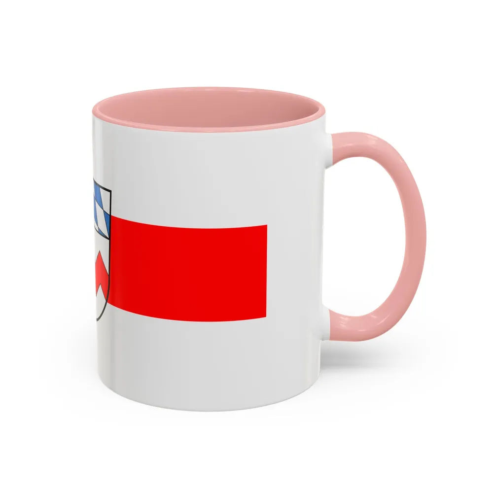 Flag of Dachau Germany - Accent Coffee Mug-Go Mug Yourself