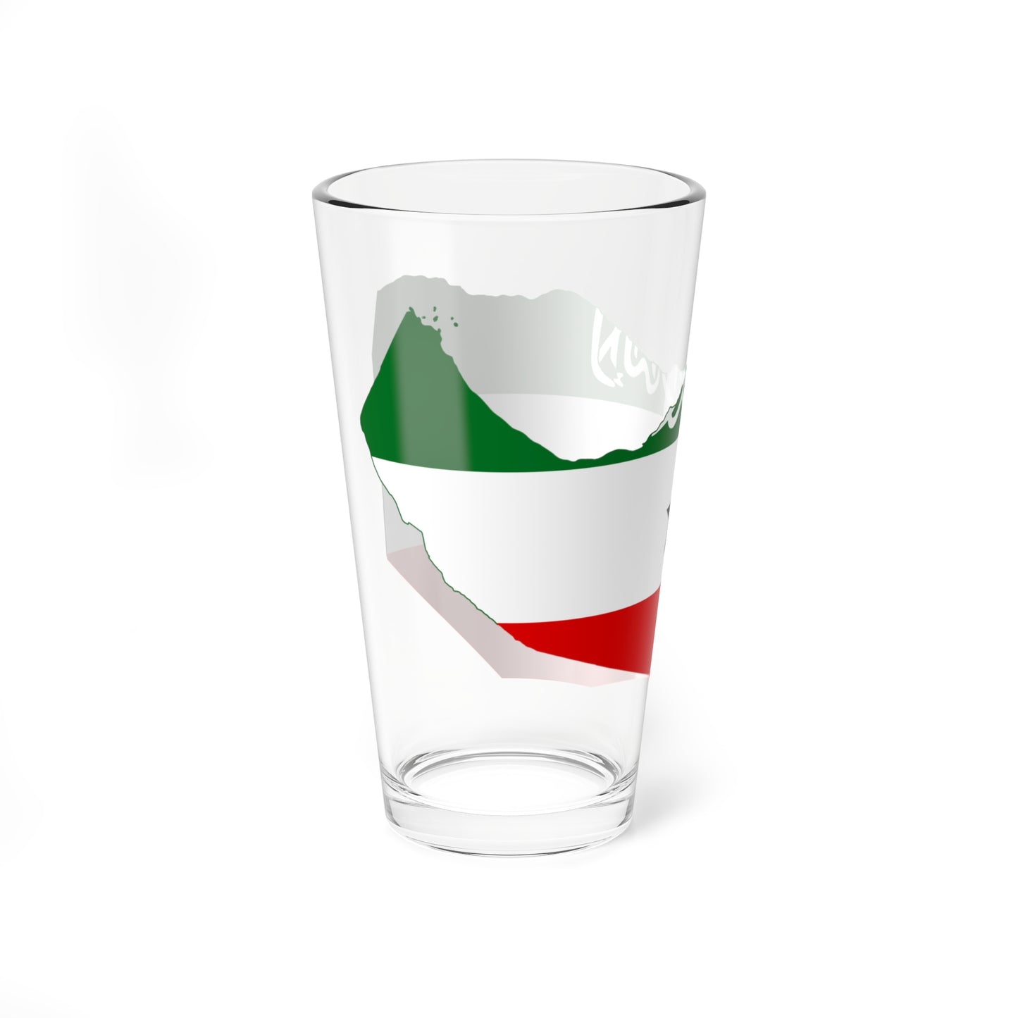 Flag-map of Somaliland (Mali) Pint Glass 16oz