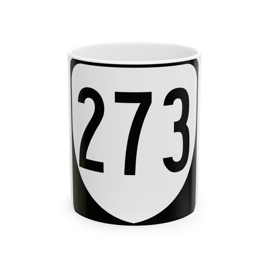 Virginia 273 1980 (Virginia) (Road Sign) White Coffee Mug