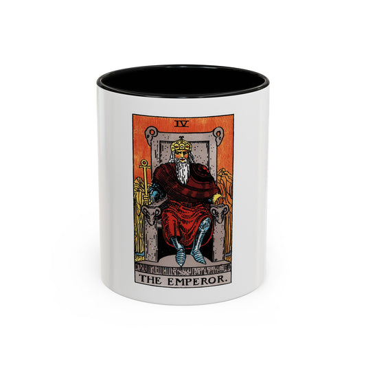 The Emperor (Tarot Card) Accent Coffee Mug