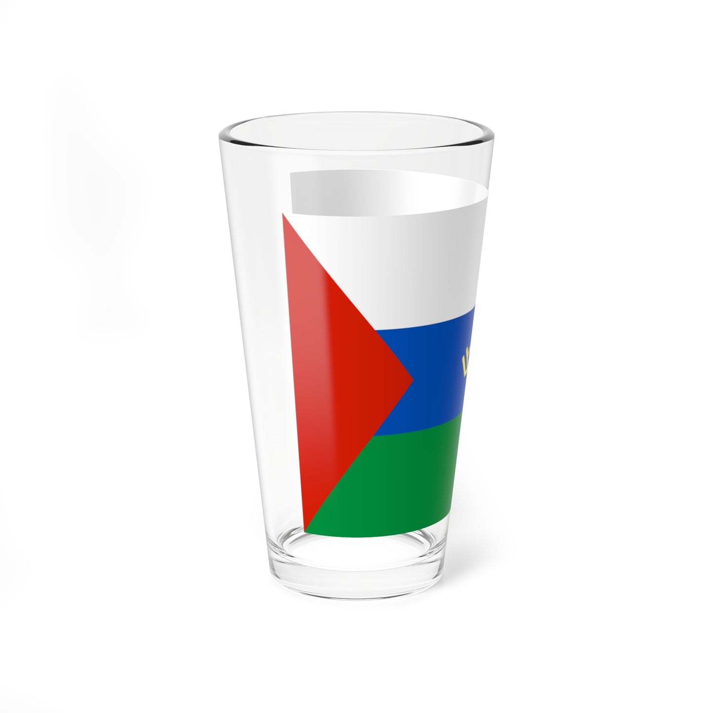 Flag of Tyumen Oblast 1995-2008 (Russia) Pint Glass 16oz