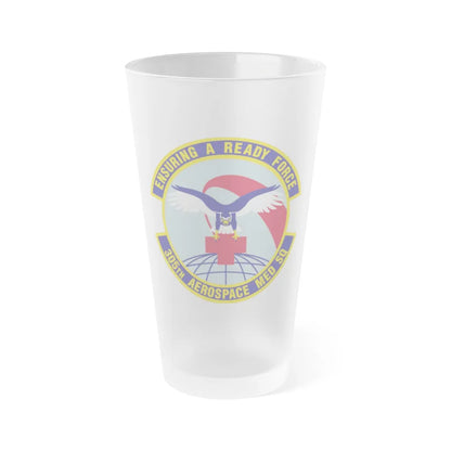 305th Aerospace Medicine Squadron (U.S. Air Force) Frosted Pint Glass 16oz-16oz-Frosted-Go Mug Yourself