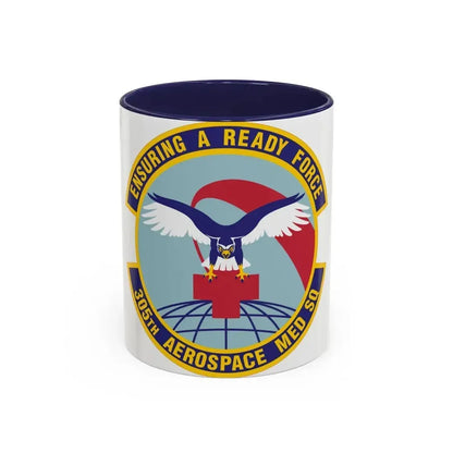305th Aerospace Medicine Squadron (U.S. Air Force) Accent Coffee Mug 11oz Navy - Go Mug Yourself