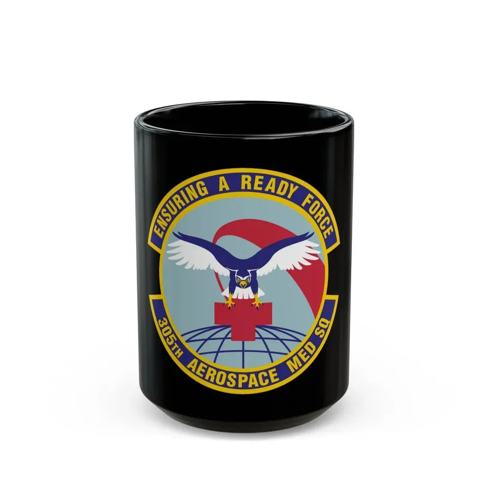 305th Aerospace Medicine Squadron (U.S. Air Force) Black Coffee Mug 15oz - Go Mug Yourself