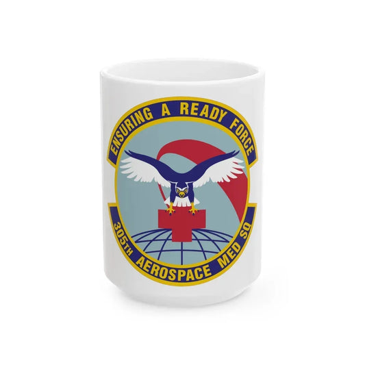 305th Aerospace Medicine Squadron (U.S. Air Force) White Coffee Mug 15oz - Go Mug Yourself