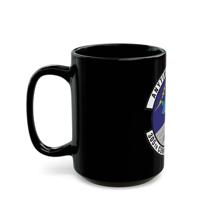 305th Communications Squadron (U.S. Air Force) Black Coffee Mug-Go Mug Yourself