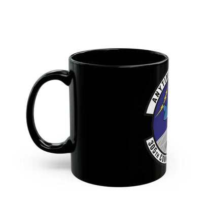 305th Communications Squadron (U.S. Air Force) Black Coffee Mug-Go Mug Yourself