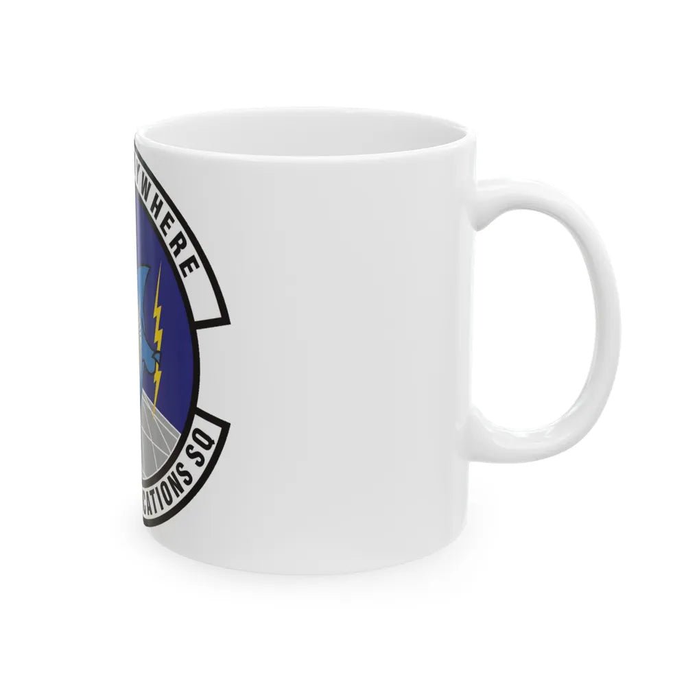 305th Communications Squadron (U.S. Air Force) White Coffee Mug-Go Mug Yourself